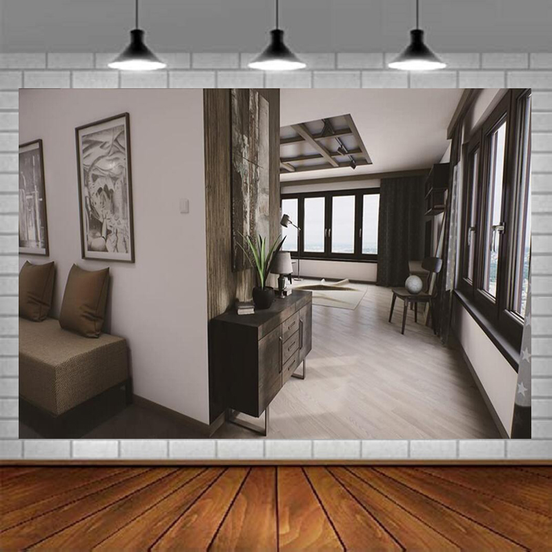 Home Office Zoom Background Free - ฉากหลังถ่ายภาพในสำนักงาน การประชุมทางไกลผ่านซูม สำหรับโฮมออฟฟิศ ร้านเสริมสวย ตู้หนังสือ ชั้นวางหนังสือ