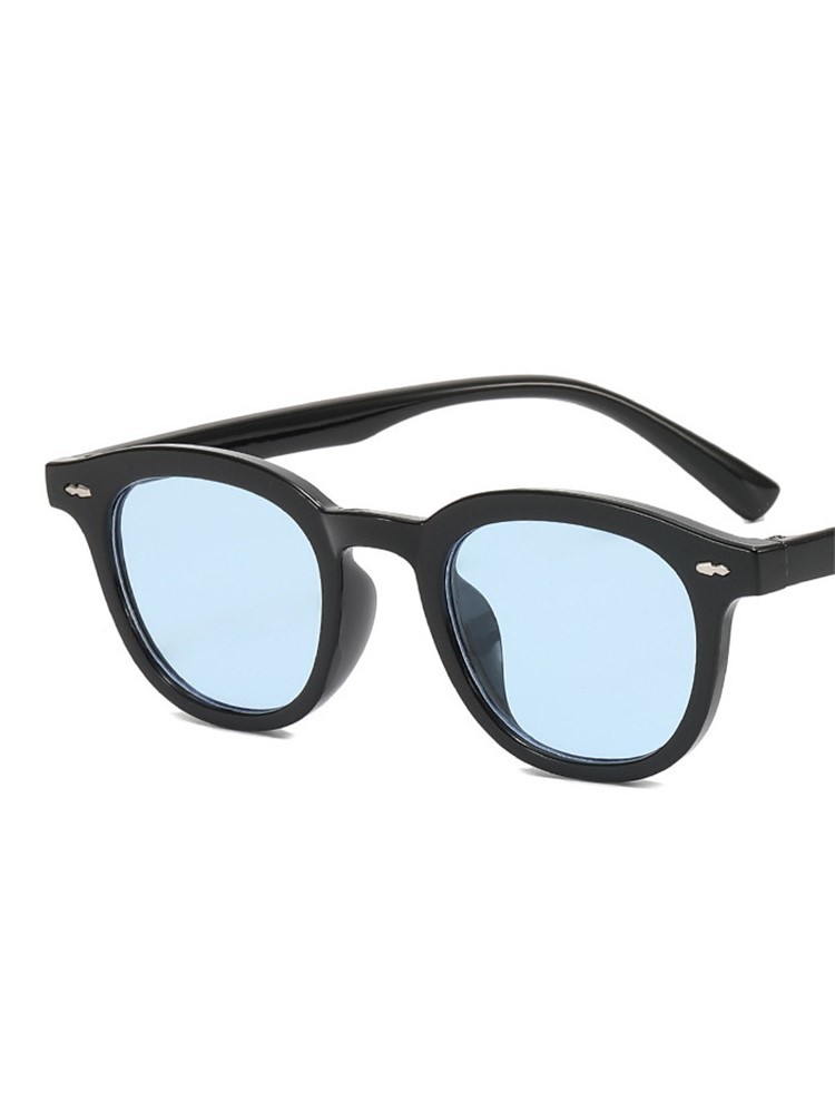 Blue Light Glasses - แว่นกันแดดทรงกลมเล็กแบบใหม่สำหรับผู้ชายผู้หญิง แฟชั่นวินเทจ ป้องกันแสงสีฟ้า แว่นตากันแดดสำหรับขับรถ