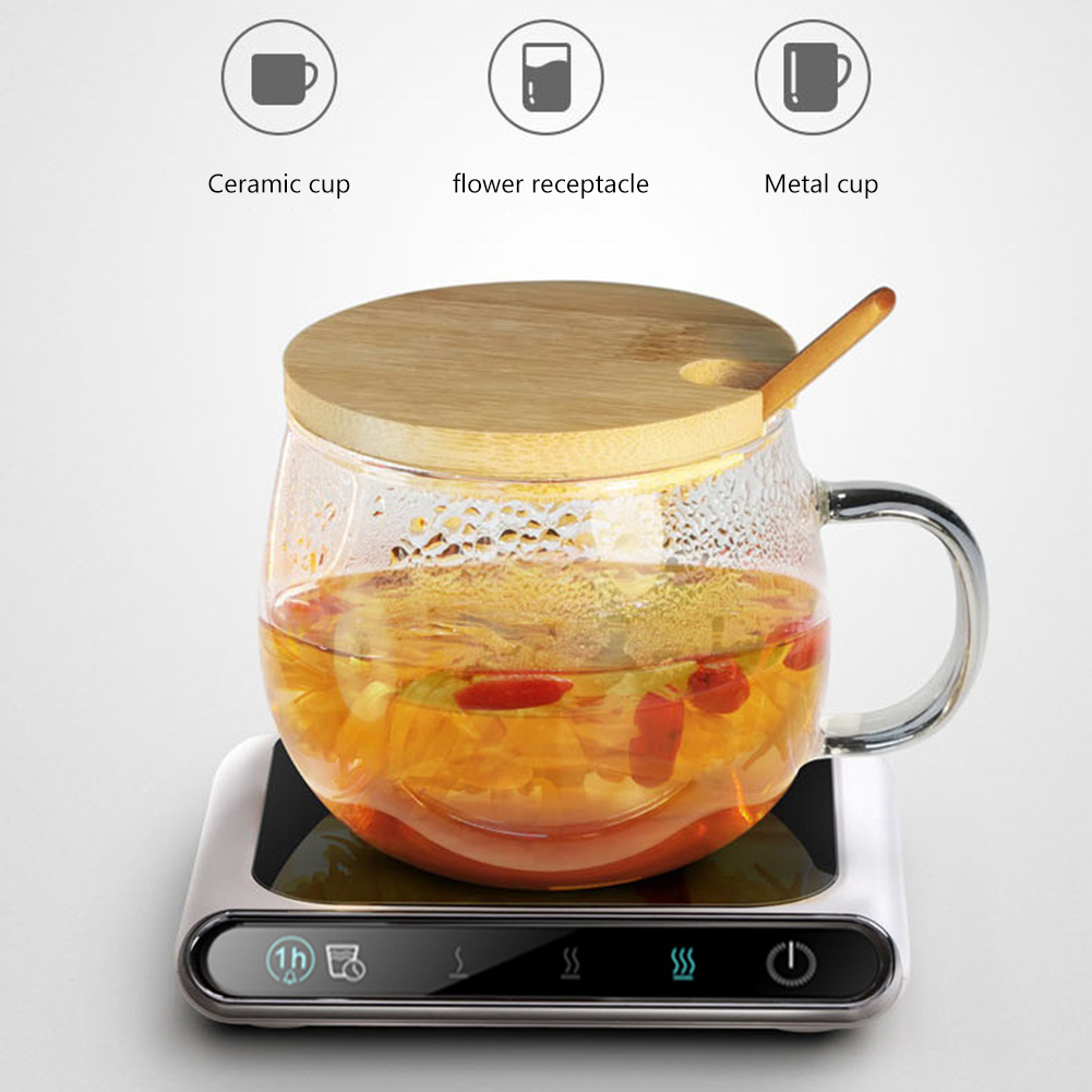 Home Office Gadgets - แก้วน้ำแบบพกพา แผ่นรองแก้วอุ่นร้อนอัจฉริยะ ควบคุมอุณหภูมิ ปลอดภัย น้ำหนักเบา ใช้งานได้จริง