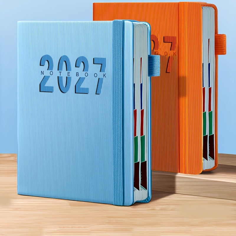 Home Office 365 - 2027 สมุดบันทึกปฏิทินใหม่ การเช็คการทำงานด้วยตนเอง การจัดการเวลา แผนการ 365