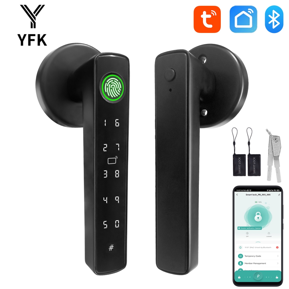 Home Office Google - YFK Tuya 5-in-1 Smart Door Handle