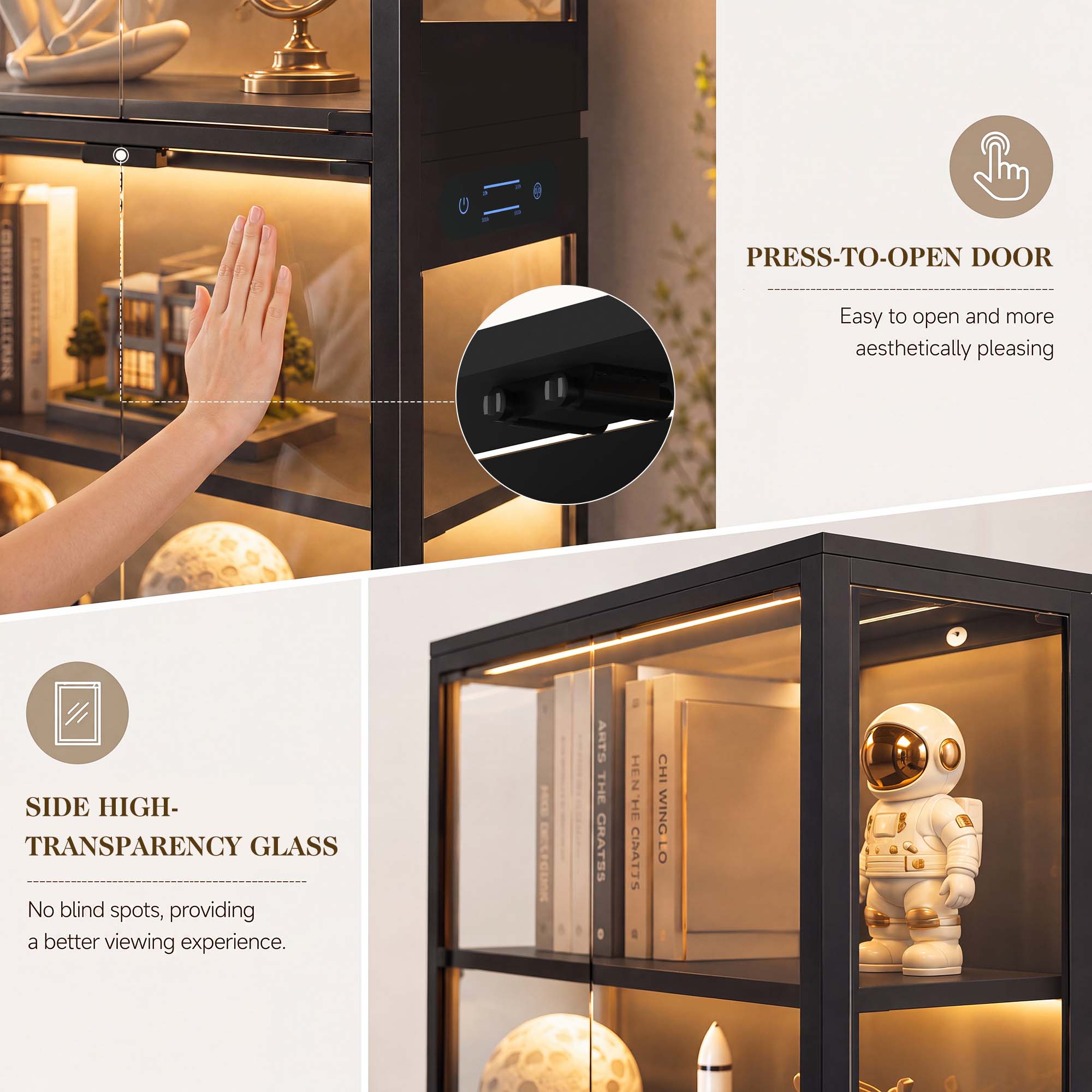 ตู้โชว์ 5 ชั้น TCGBKAF พร้อมปร - Home Office Gadgets บทวิจารณ์และราคา