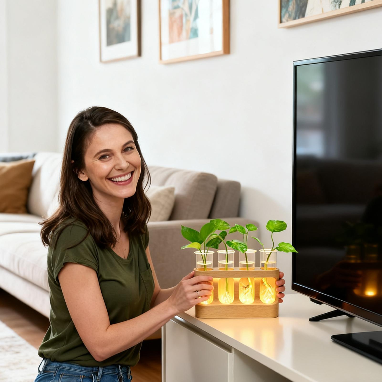 สถานีเพาะพันธุ์พืชแบบ LED ไฮโด - Home Office With Plants บทวิจารณ์และราคา