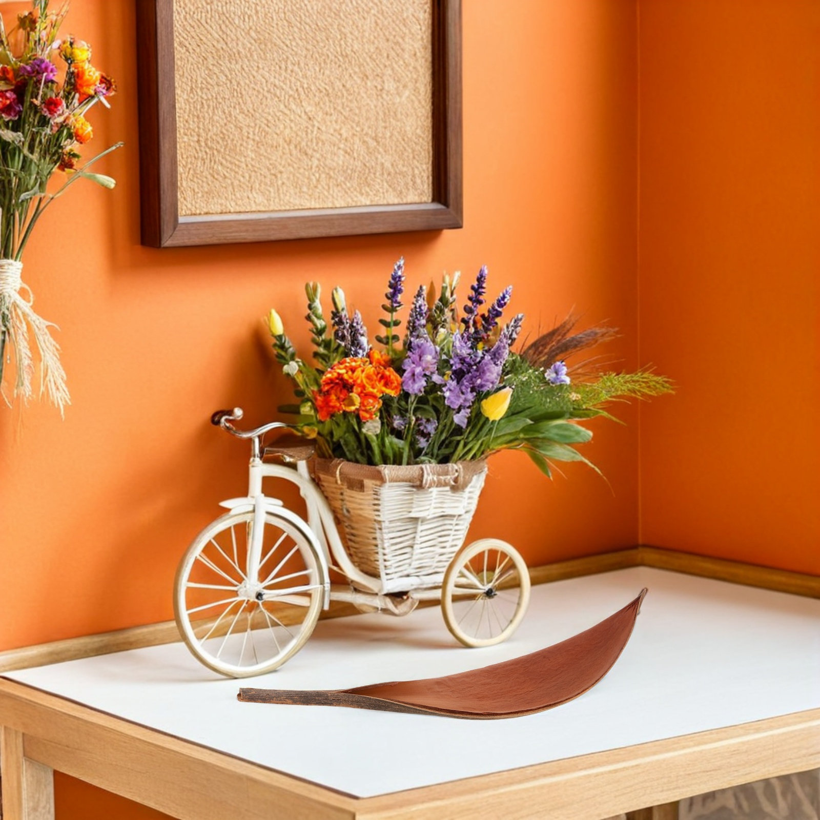 ของตกแต่งโต๊ะทำงานรูปใบไม้ไม้  - Home Office With Plants บทวิจารณ์และราคา