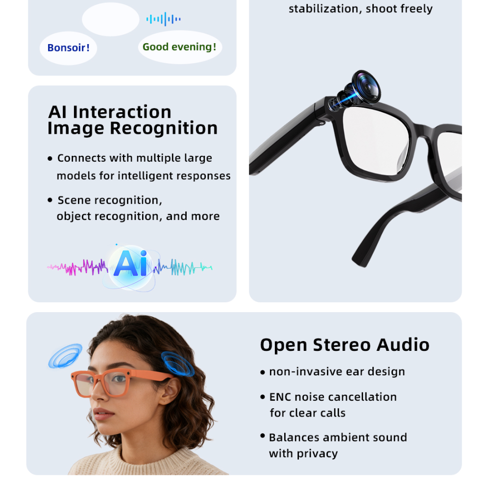 แว่นตาแปลภาษาแบบเรียลไทม์ แว่น - Blue Light Glasses บทวิจารณ์และราคา
