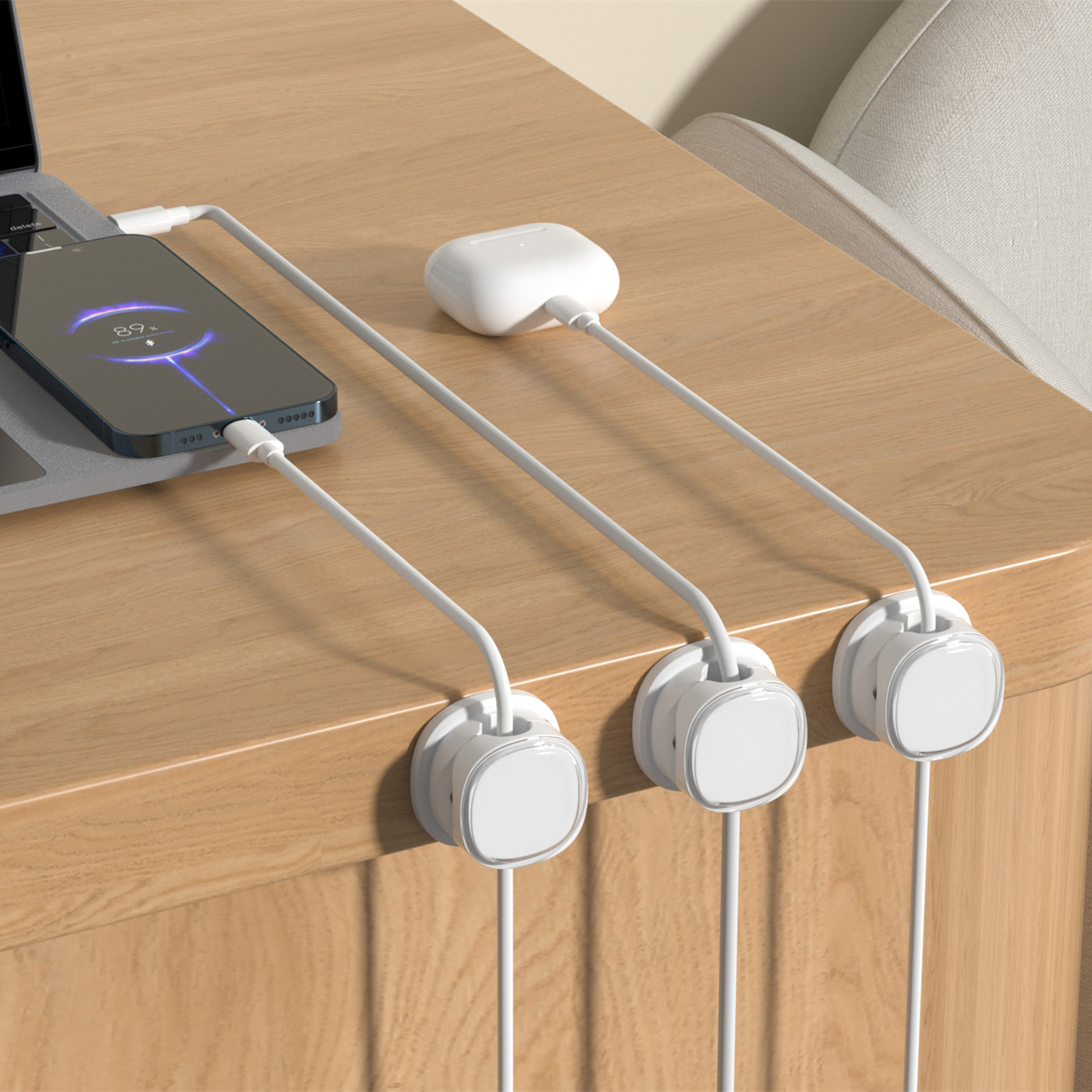 3/6/8/12PCS คลิปหนีบสายแม่เหล็ - Home Office Setup บทวิจารณ์และราคา