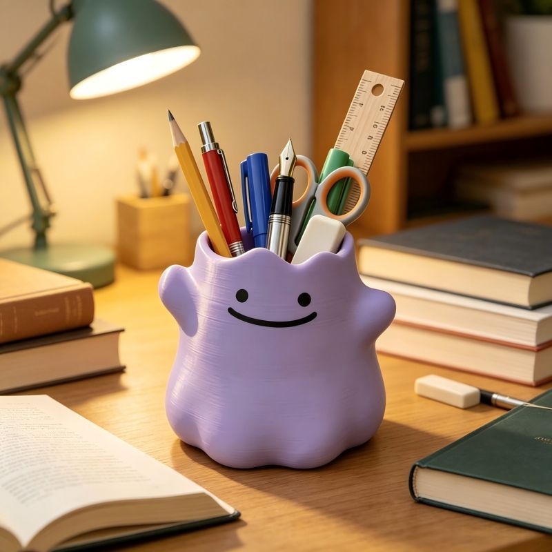 ที่ใส่ปากกาลายการ์ตูน อุปกรณ์จ - Home Office Setup บทวิจารณ์และราคา