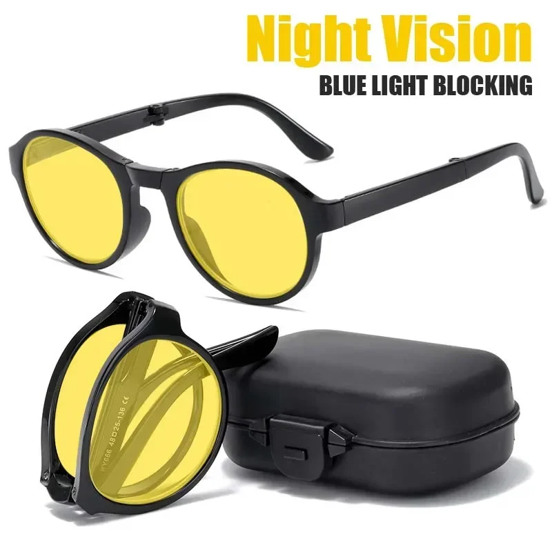 พับ Night Vision แว่นตากล่องสํ - Blue Light Glasses บทวิจารณ์และราคา