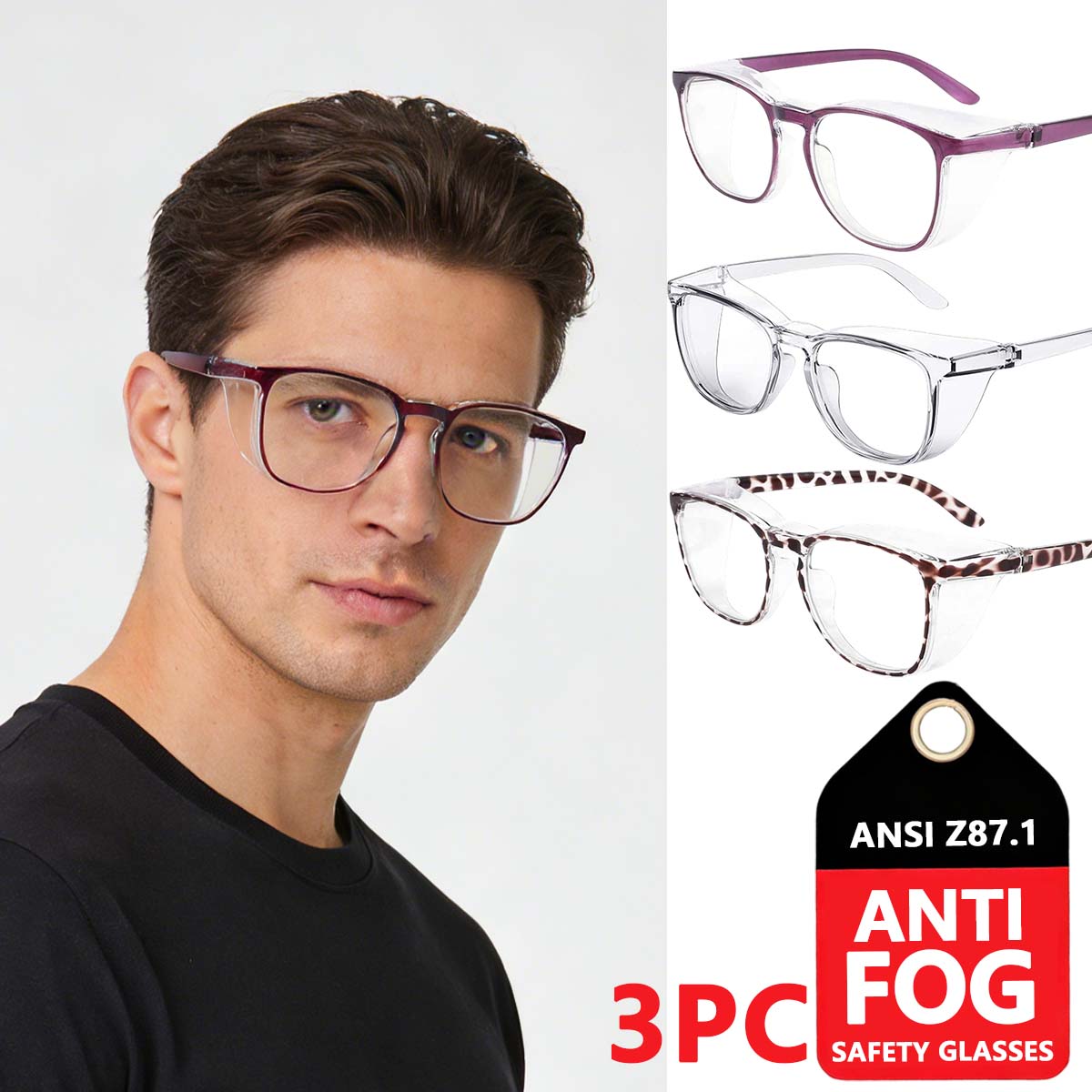 แว่นตานิรภัยป้องกันฝ้า ป้องกัน - Blue Light Glasses บทวิจารณ์และราคา