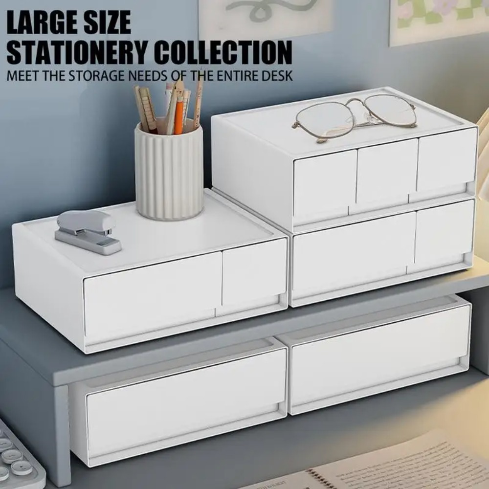 กล่องเก็บของใต้โต๊ะแบบซ้อนได้  - Desk Drawer Small บทวิจารณ์และราคา