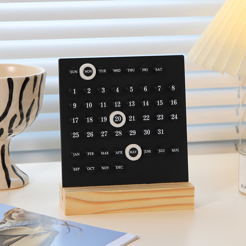 ฐานไม้อะคริลิทำมือ DIY ปฏิทินโ - Home Office Gadgets บทวิจารณ์และราคา