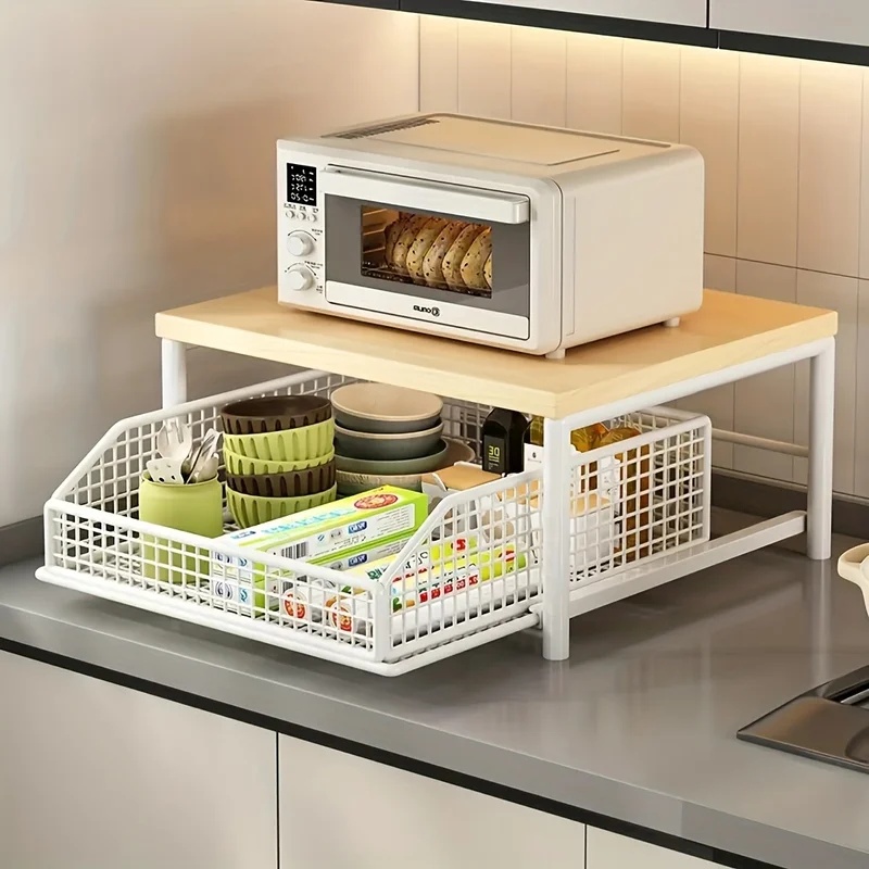ชั้นวางไมโครเวฟแนวตั้งพร้อมลิ้ - Desk Drawer Small บทวิจารณ์และราคา
