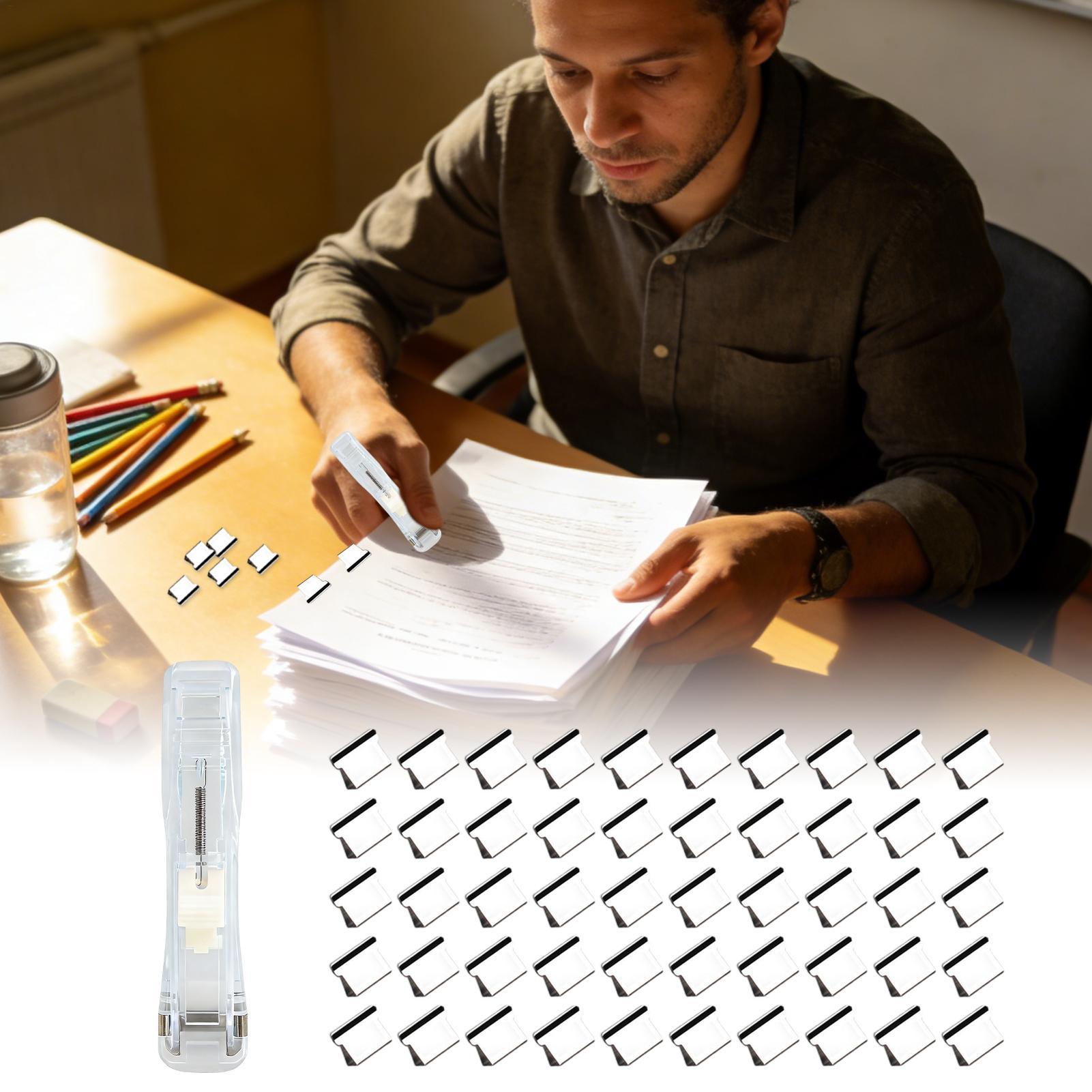 เครื่องเย็บกระดาษแบบพกพาพร้อมท - Home Office Travel Document บทวิจารณ์และราคา