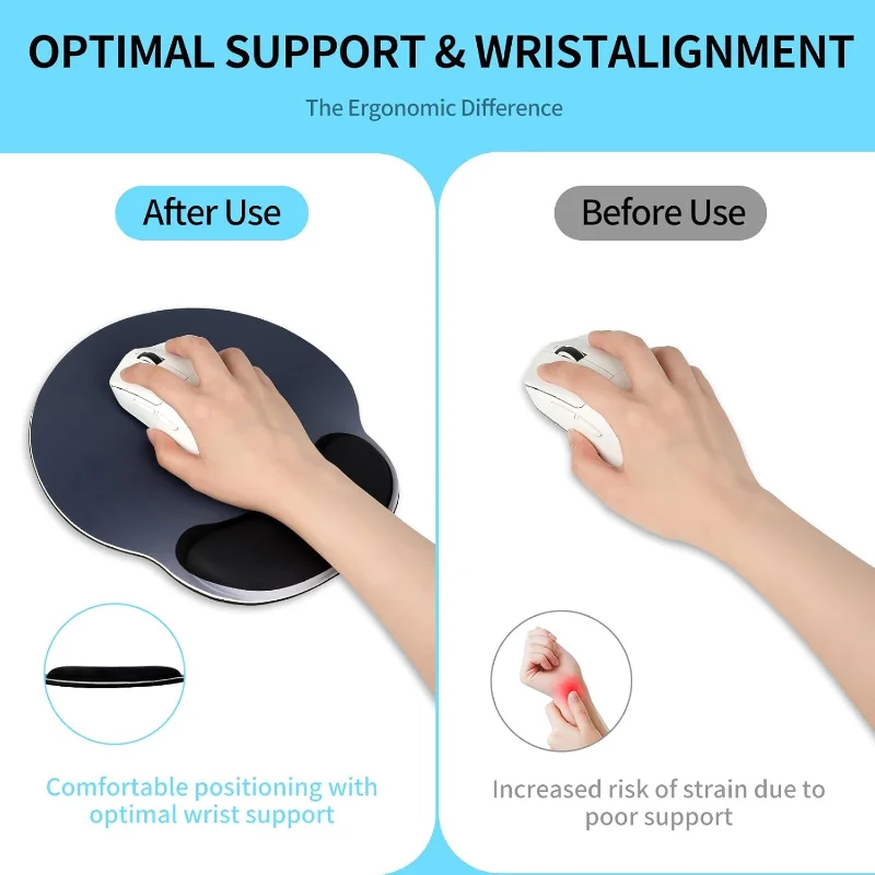 แผ่นรองเมาส์กันลื่นแบบไล่เฉดสี - Wrist Rest Pad บทวิจารณ์และราคา