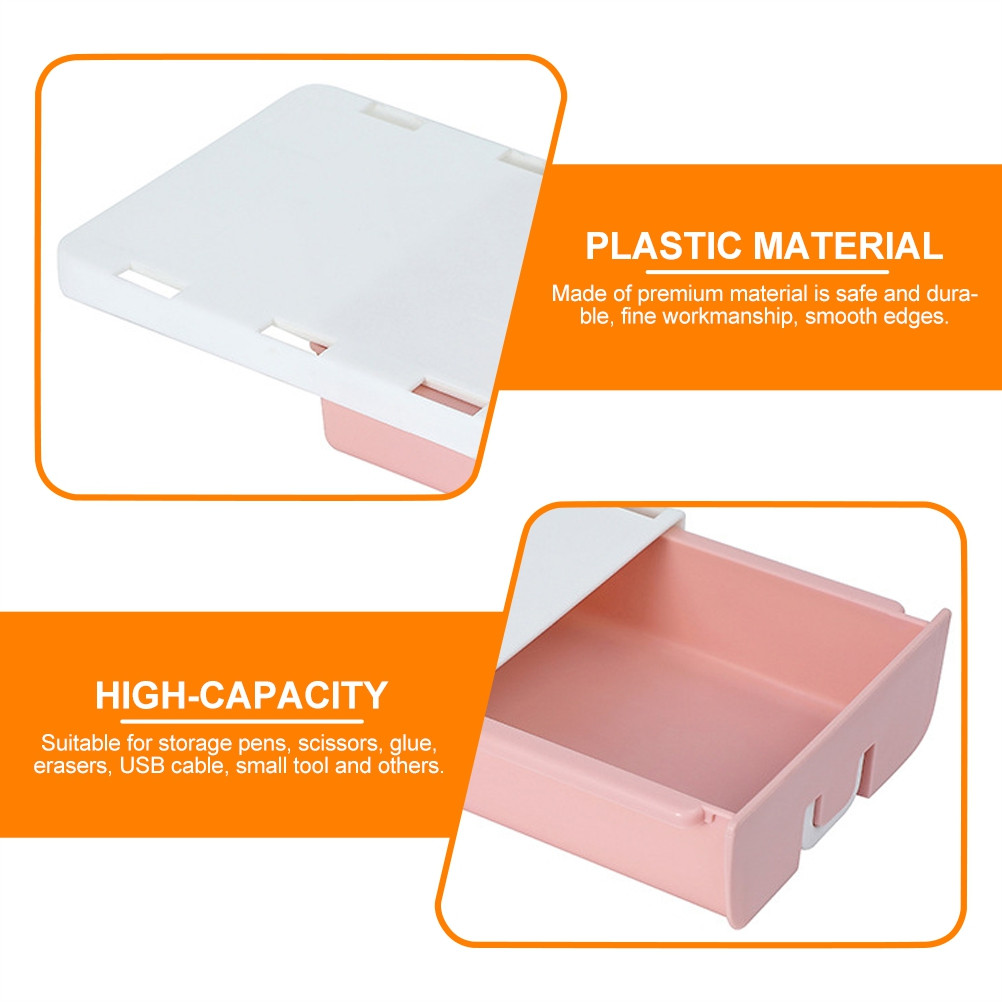 ลิ้นชักใต้โต๊ะแบบซ่อนพร้อมรางเ - Desk Drawer Small บทวิจารณ์และราคา