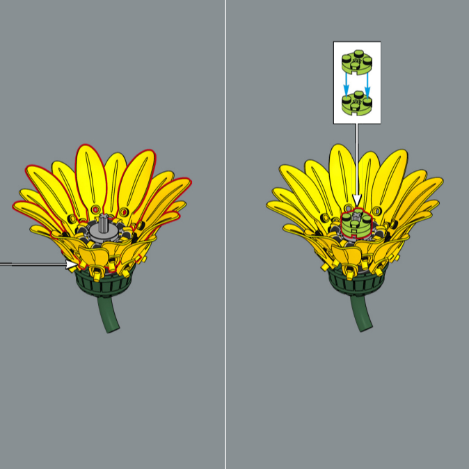 ชุดตัวต่อดอกทานตะวัน ใช้ร่วมกั - Home Office With Plants บทวิจารณ์และราคา