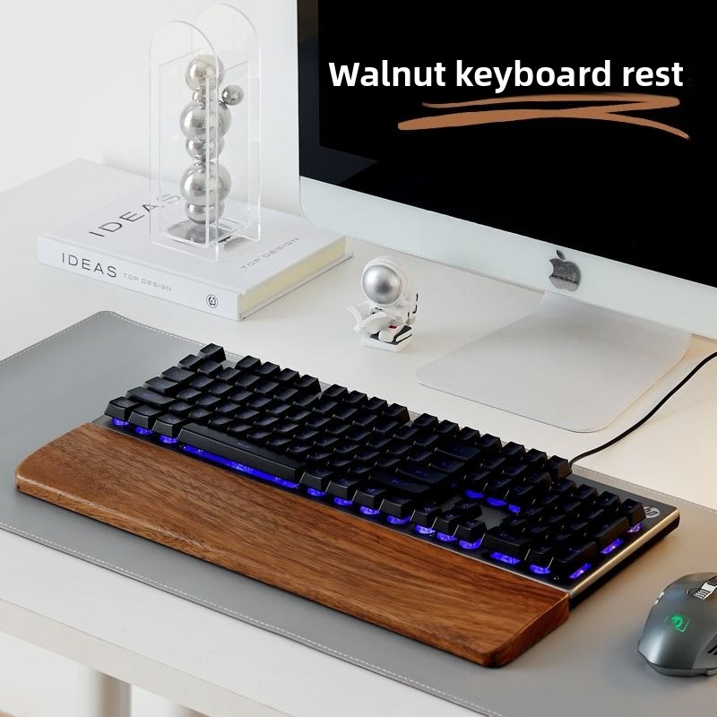 ที่พักข้อมือไม้แท้สำหรับคีย์บอ - Wrist Rest Pad บทวิจารณ์และราคา