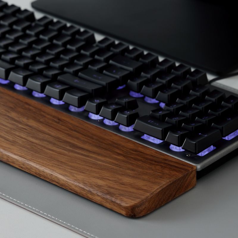 ที่พักข้อมือไม้แท้สำหรับคีย์บอ - Wrist Rest Pad บทวิจารณ์และราคา