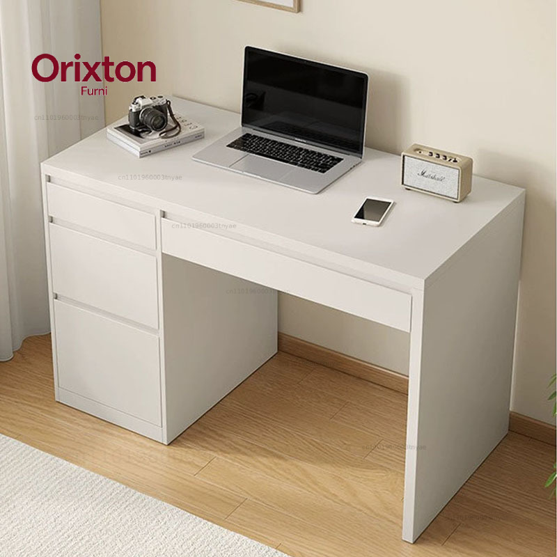 โต๊ะทำงานสีขาว โต๊ะทำงานไม้ โต - Desk Drawer Small บทวิจารณ์และราคา