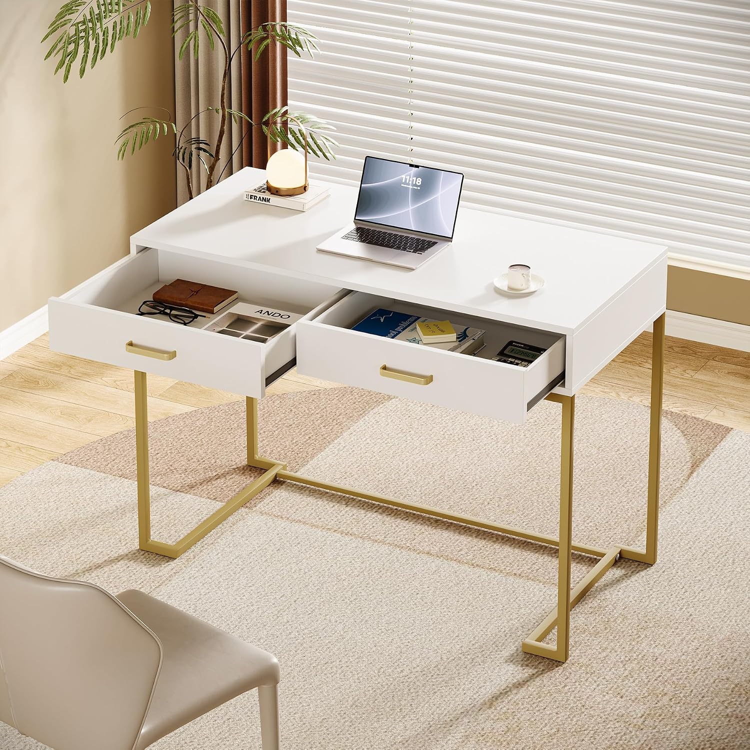 โต๊ะคอมพิวเตอร์สไตล์โมเดิร์นสี - Desk Drawer Small บทวิจารณ์และราคา