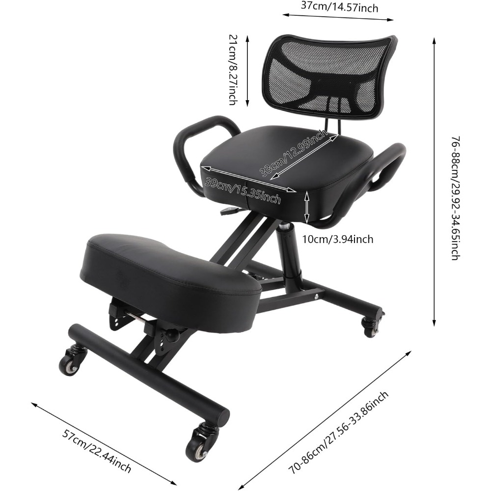 เก้าอี้คุกเข่าตามหลักสรีรศาสตร - Home Office Or บทวิจารณ์และราคา