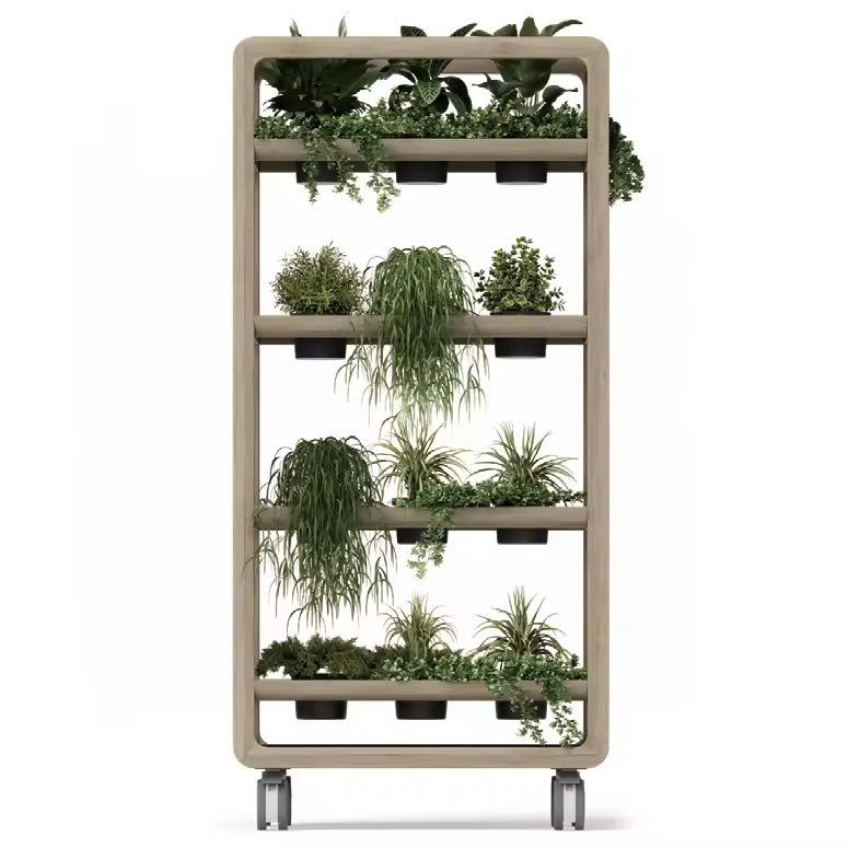 ขาตั้งตู้แบบเคลื่อนย้ายได้พร้อ - Home Office With Plants บทวิจารณ์และราคา