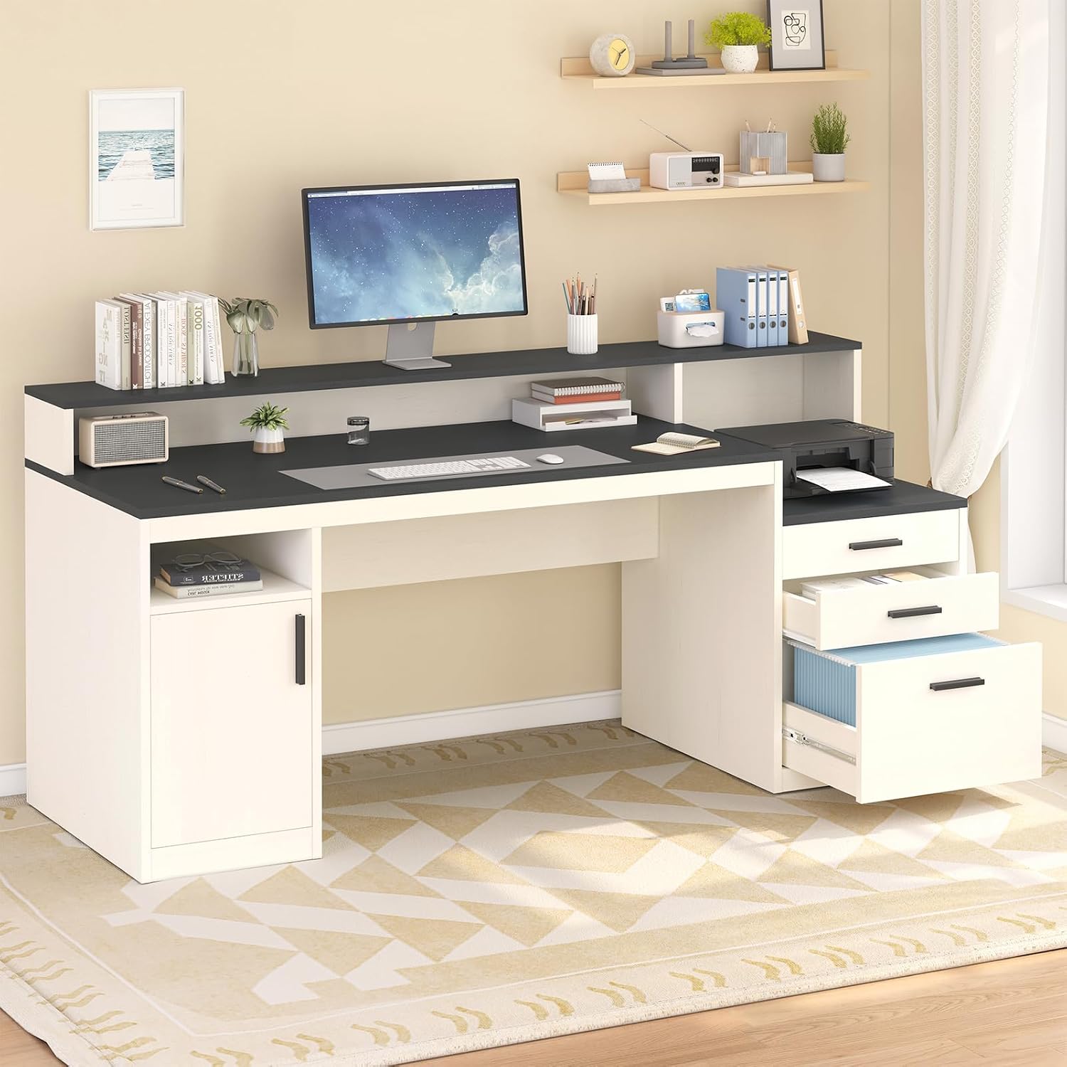 โต๊ะคอมพิวเตอร์ขนาด 65 นิ้ว พร - Home Office 365 บทวิจารณ์และราคา
