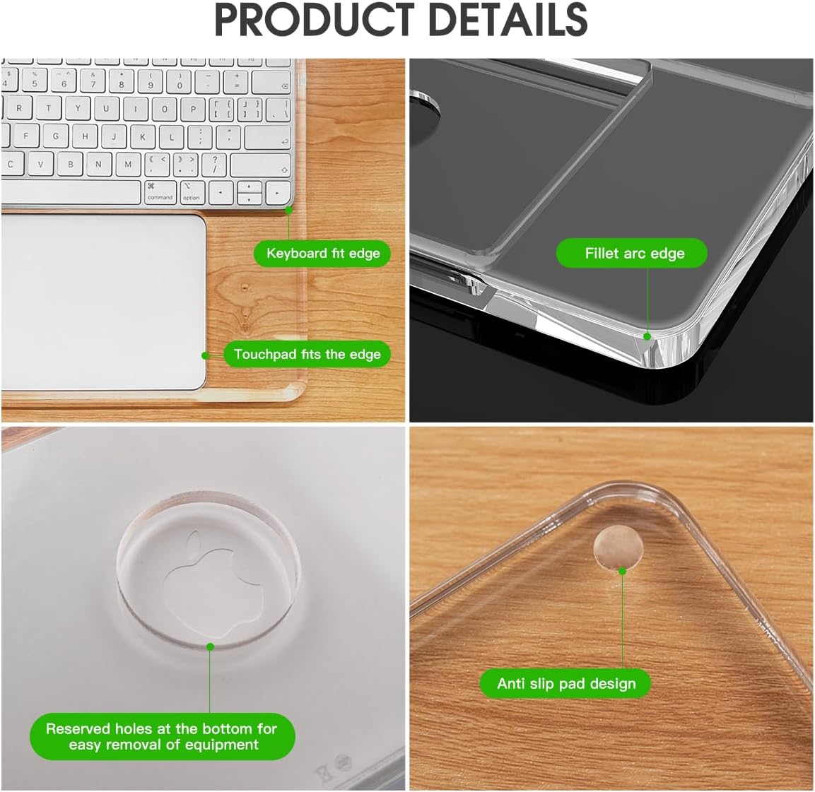 แท่นวางคีย์บอร์ดอะคริลิกใสและถ - Wrist Rest Pad บทวิจารณ์และราคา