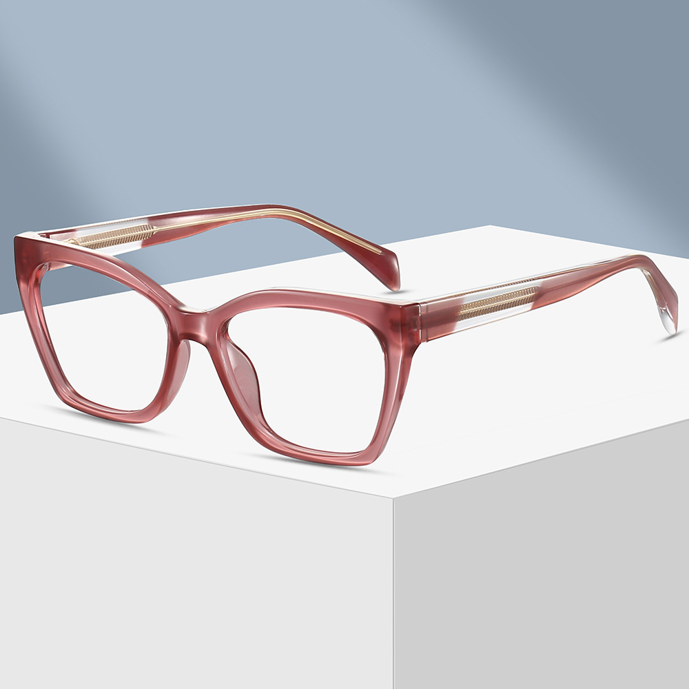 กรอบแว่นตา Cat Eye ขนาดใหญ่ ป้ - Blue Light Glasses บทวิจารณ์และราคา