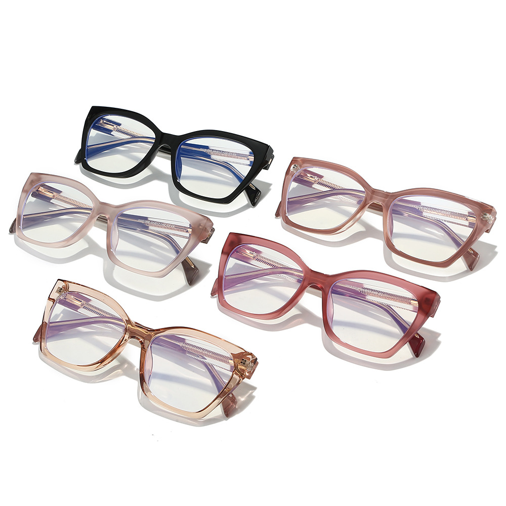 กรอบแว่นตา Cat Eye ขนาดใหญ่ ป้ - Blue Light Glasses บทวิจารณ์และราคา