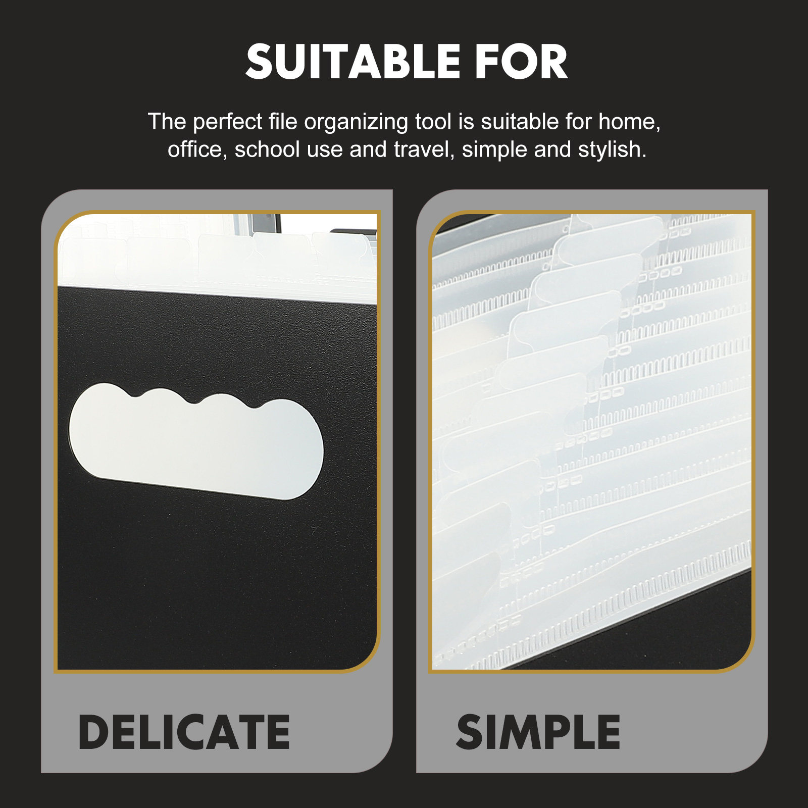 แฟ้มเอกสารแบบพับได้ทำจากวัสดุ  - Home Office Travel Document บทวิจารณ์และราคา